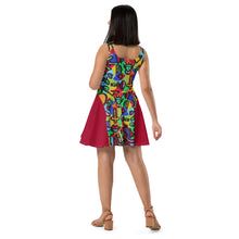 Changing Faces Skater Dress