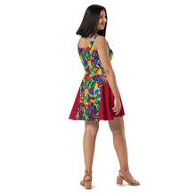 Changing Faces Skater Dress