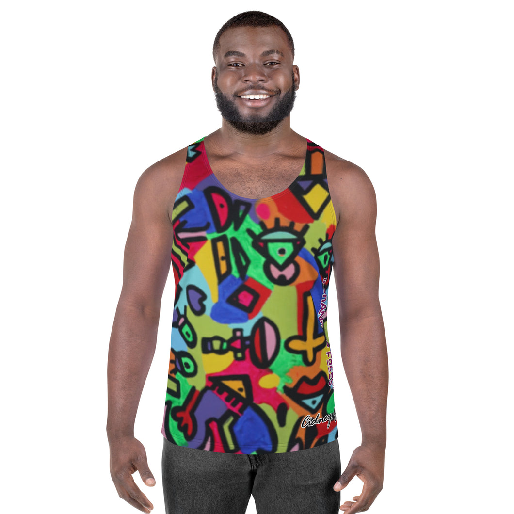 Changing Faces Unisex Tank Top