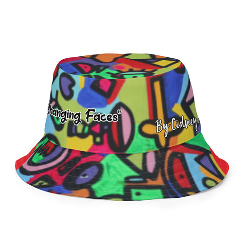 Changing Faces UnisexReversible bucket hat