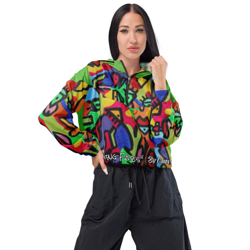Changing Faces Women’s cropped windbreaker