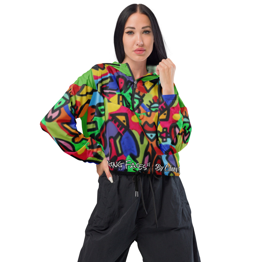 Changing Faces Women’s cropped windbreaker