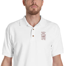 "QUEEN"Embroidered Polo Shirt