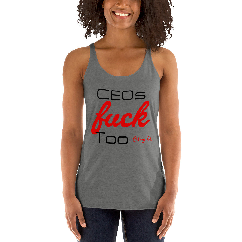 CEO's Women's Racerback Tank